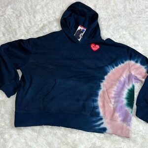 Wildfox Hadley Pullover Sweatshirt Tie Dye Size XL P2P 26” NWT